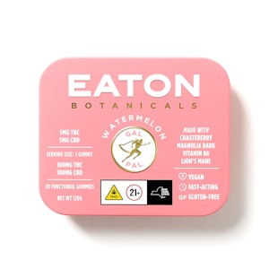 Eaton Botanicals - Eaton Botanicals - Gal Pal Gummies- Watermelon 5mg/20pk