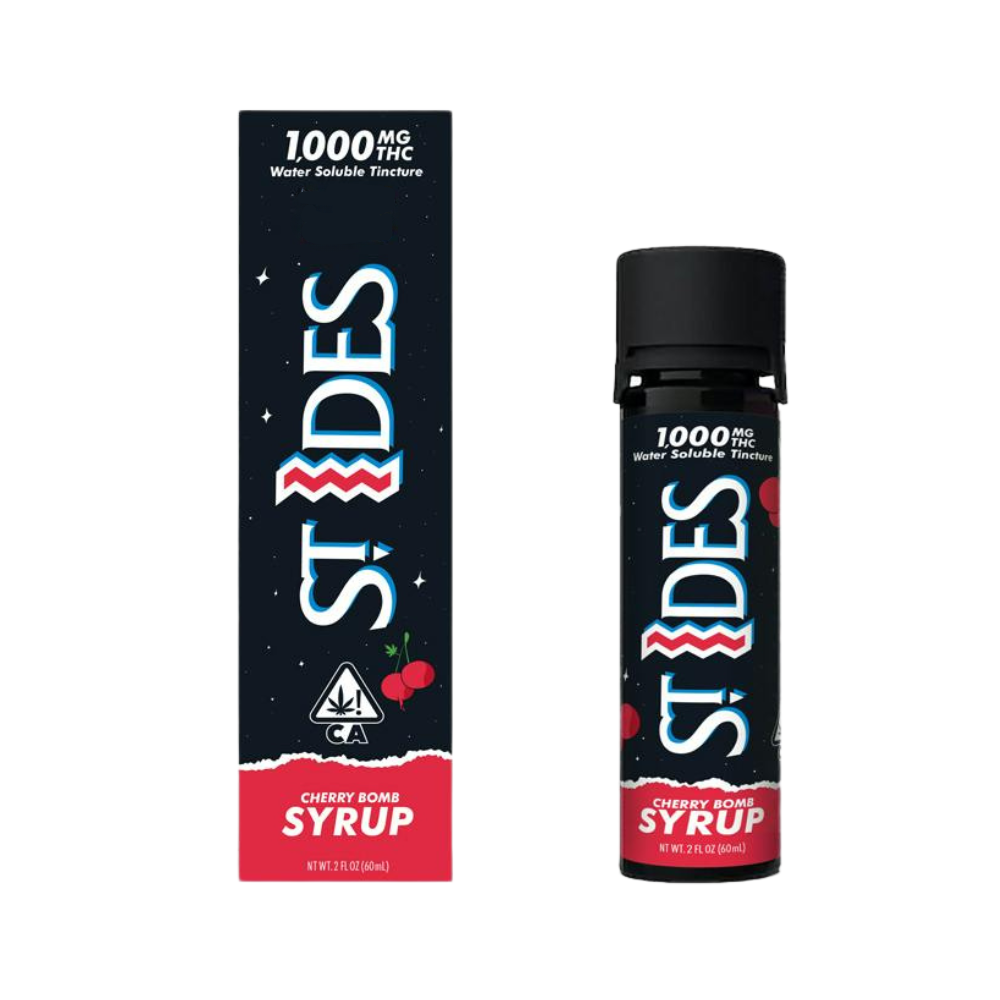 1,000mg Cherry Bomb Syrup 2oz - St. Ides picture