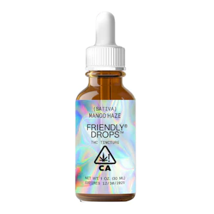 FRIENDLY BRAND - 1,000mg THC Mango Haze Full Spectrum Tincture - Friendly