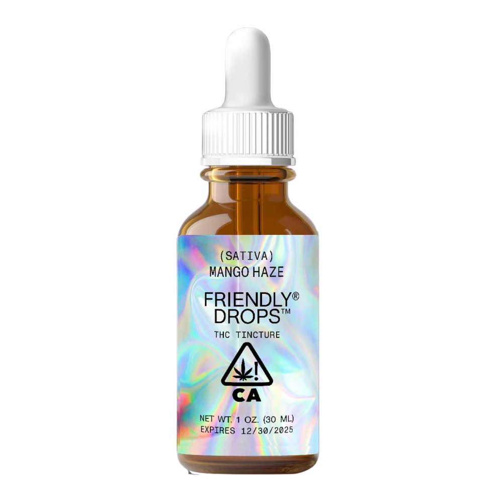 Friendly Brand - 1,000mg THC Mango Haze Full Spectrum Tincture - Friendly Main Image