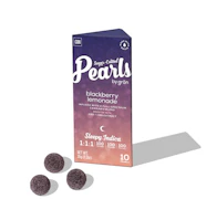 Grön | Blackberry Lemonade Pearls |10pk 100MG 1:1:1 THC:CBD:CBN
