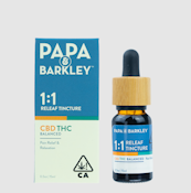 Papa & Barkley Releaf Tincture 1:1 CBD:THC 15ml