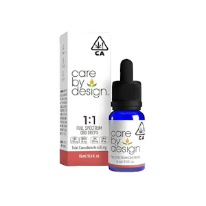 Care By Design - Care by Design 1:1 Full Spectrum CBD Drops (15ml)