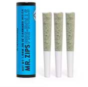 Mr. Zips - 0.5g 3pk (1.5g) Infused Pre-Roll Pack - Cali Pops