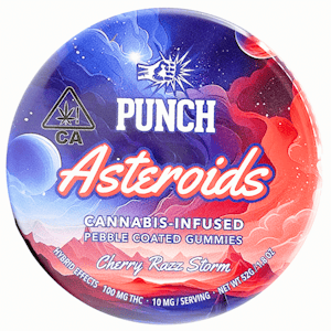 Punch Edibles & Extracts - Punch - Asteroids - Cherry Razz Storm - Gummies - 10pk - 100mg