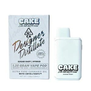 CAKE - 1.25g Sugar Baby Designer Dsitillate (Ready-to-Use) - CAKE