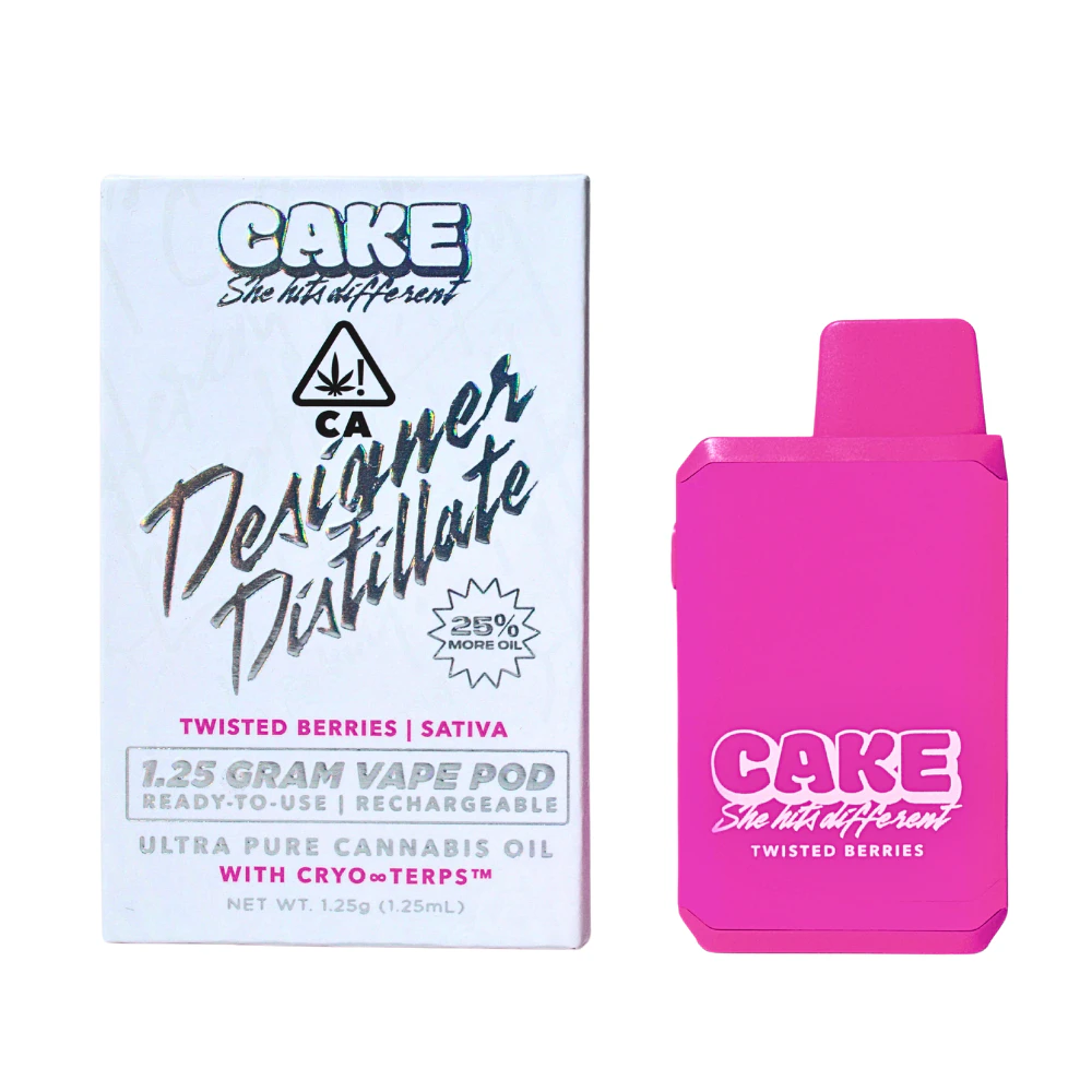 CAKE - 1.25g Twisted Berries Designer Distillate (Ready-to-Use) - CAKE Main Image