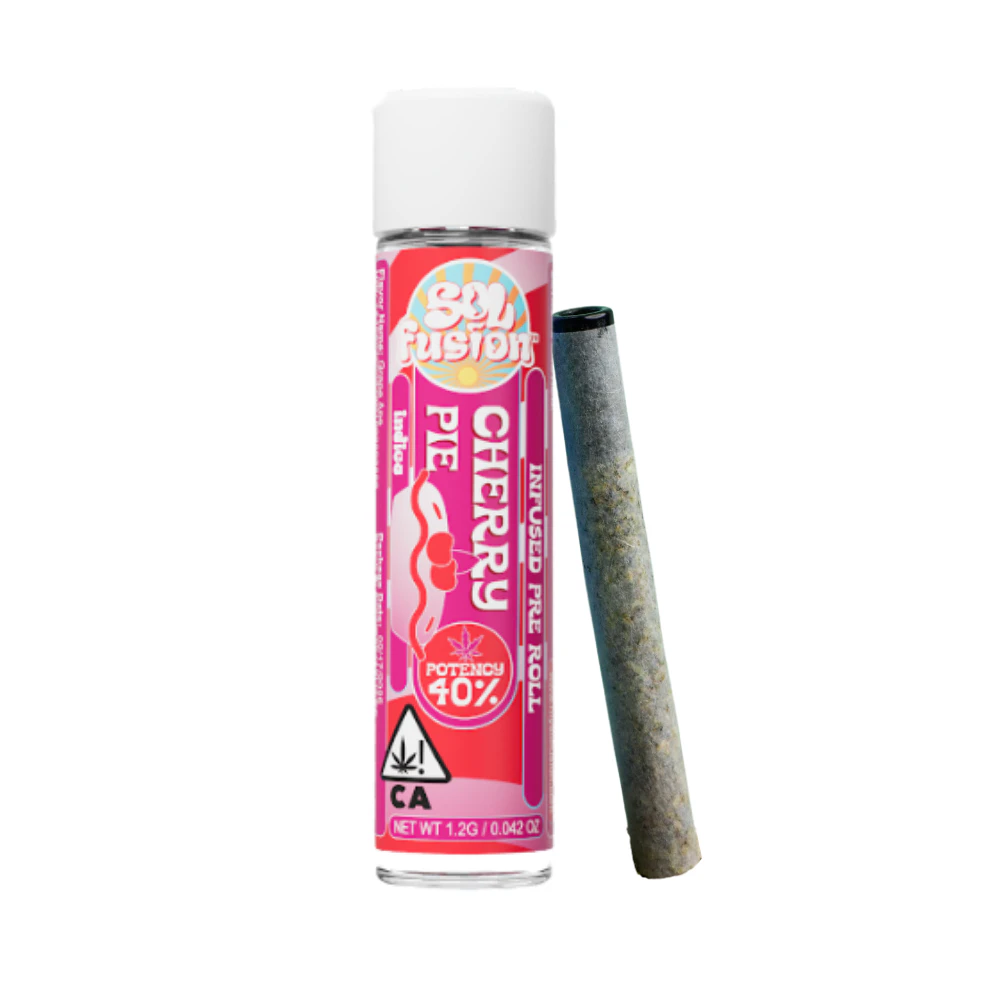 Sol Fusion - 1.2g Cherry Pie Infused Pre-Roll - Sol Fusion Main Image