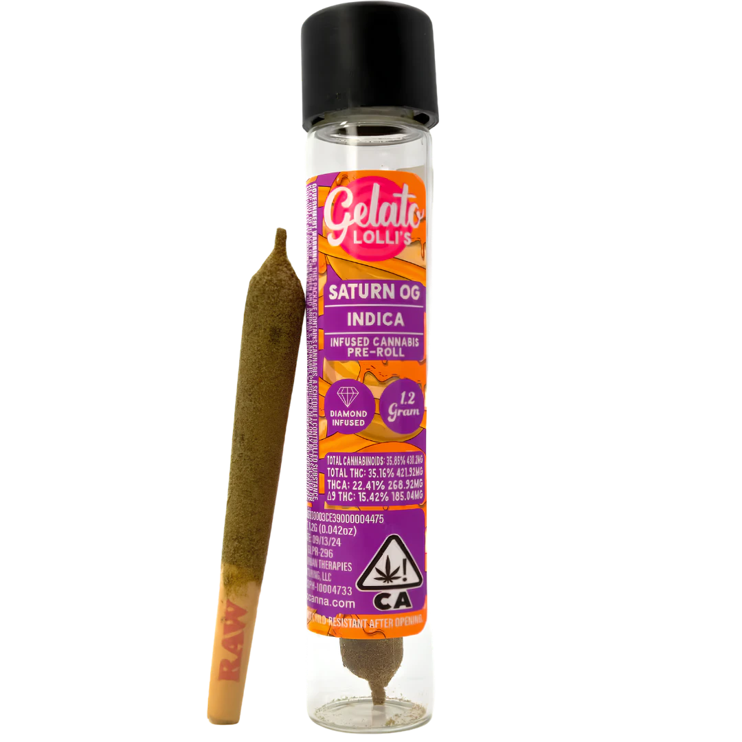 Gelato - Gelato - 1.2g Infused Preroll - Saturn OG Main Image