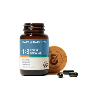 PAPA & BARKLEY - Papa & Barkley 1:3 CBD/THC Releaf Capsules 30ct