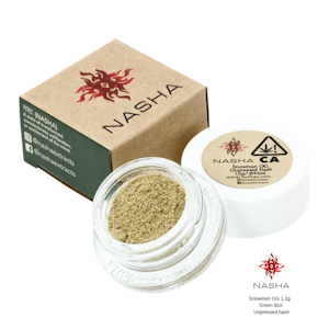 NASHA - LCG - 1.2g (H) - Green Powder Hash - Nasha