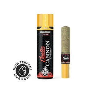 JEETER - 1.3g Headspace Baby Cannon Live Resin Infused Pre-Roll - Jeeters