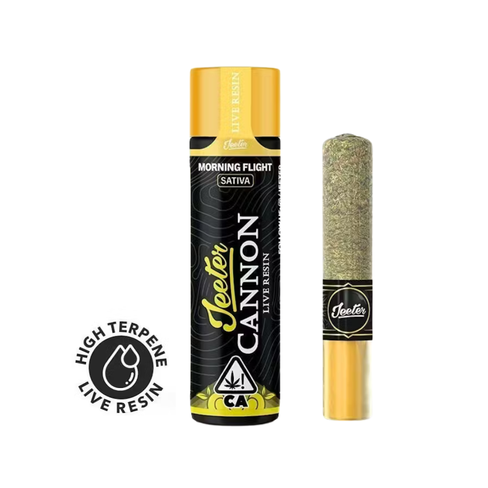 1.3g Morning Flight Baby Cannon Live Resin Infused Pre-Roll - Jeeters picture