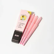 Blazy Susan: 1&1/4 Cones - Pink - 6pk