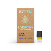 Guava Gelato | Live Rosin with Diamonds | Cannabis Concentrate Pod | Vape | 1g (PAX)