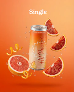 Hi! People - Grapefruit Blood Orange THC Infused Seltzer