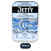 Jetty - Live Resin - Fatso x Vanilla Frosting - Infused Preroll Pack - 5pk - 2.5g