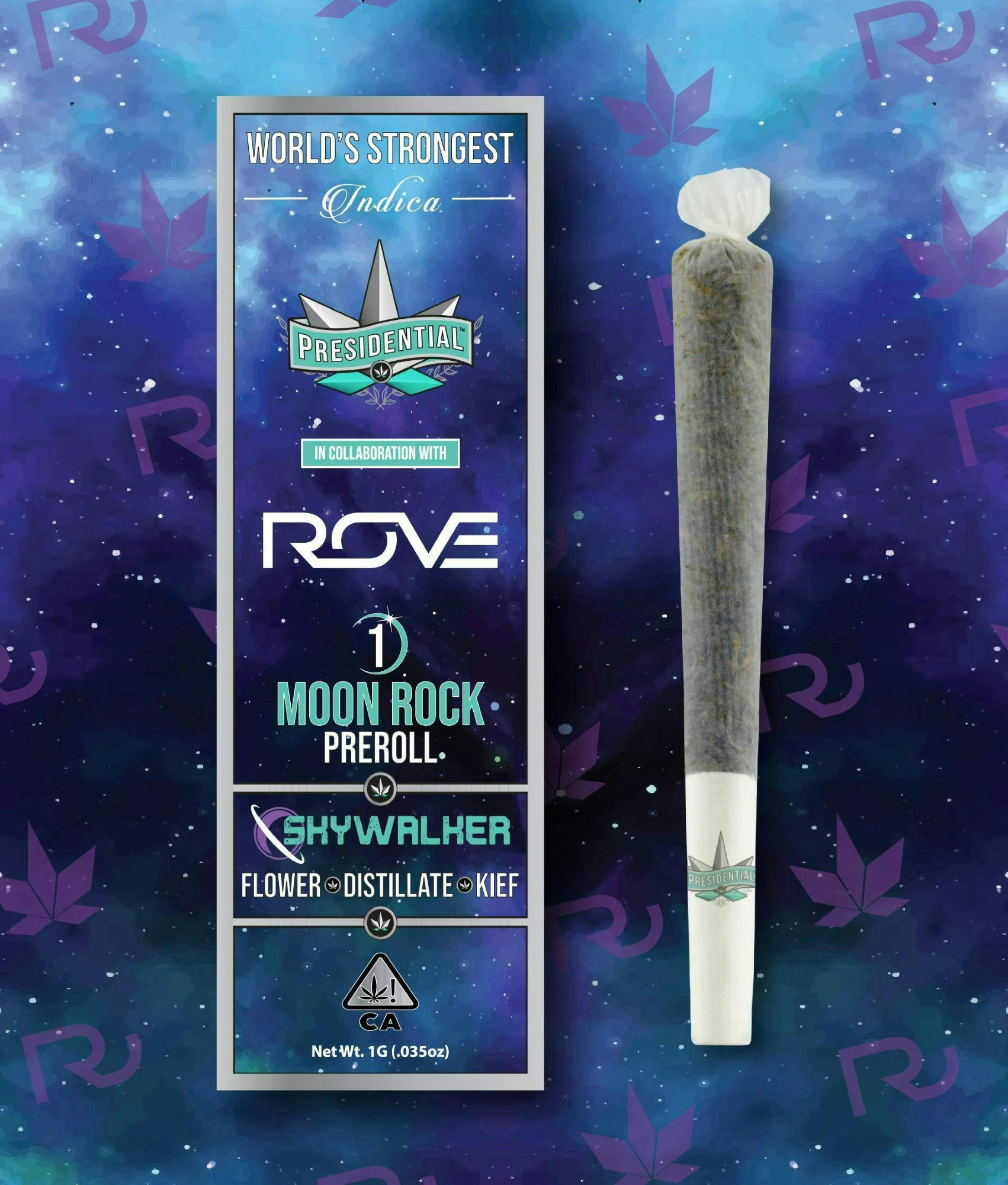 Presidential - 1.5g Skywalker Moon Rock Blunt / Presidential Main Image