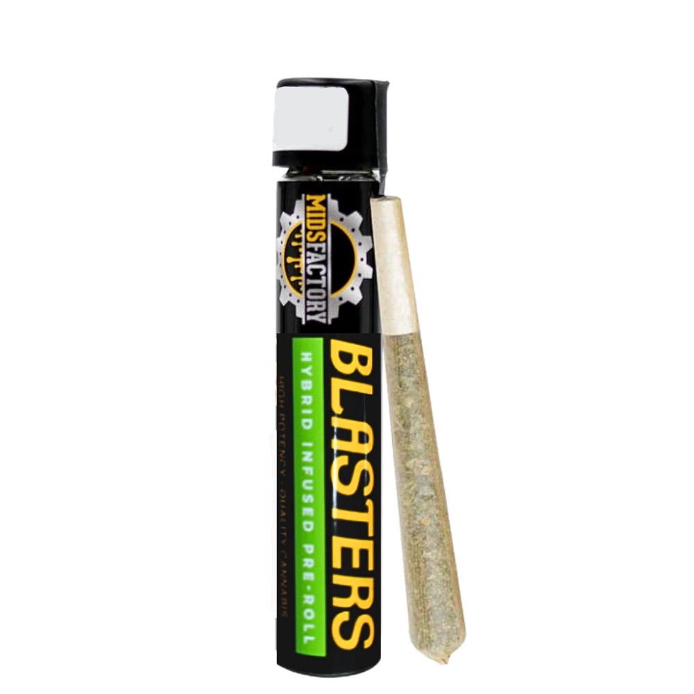 Midsfactory - 1.5g Carbon Fiber x Gruntz Blasters Infused Pre-Roll - Mids Factory Main Image