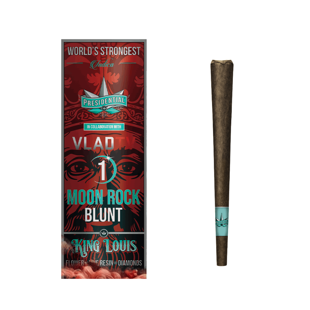 1.5g King Louis Infused Moonrock Blunt - Presidential picture