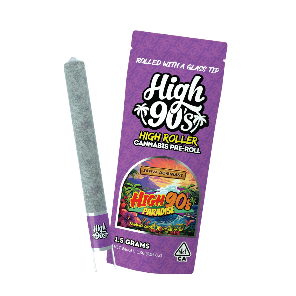 1.5g Paradise High Roller Infused Pre-Roll - High 90's picture