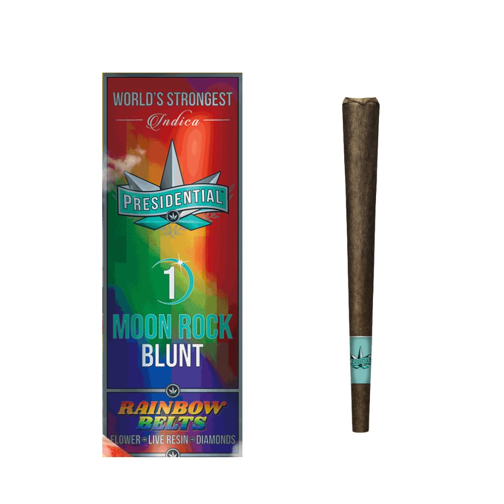 1.5g Rainbow Belts Infused Moonrock Blunt - Presidential picture