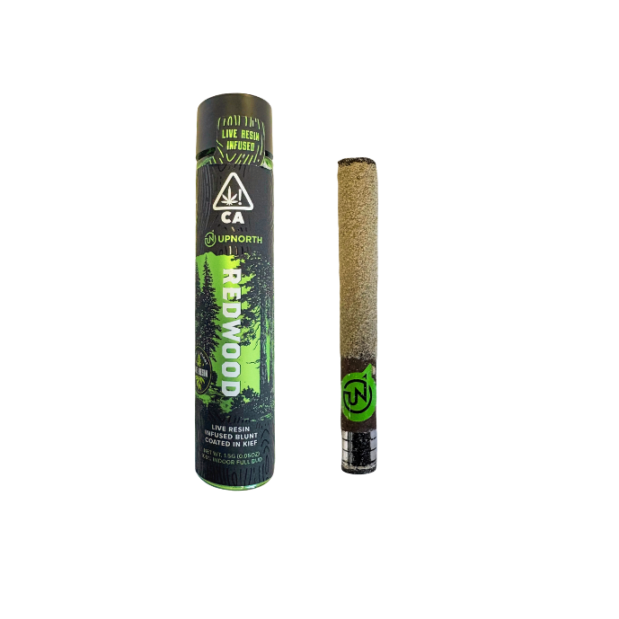 1.5g Neonz Live Resin & Kief Infused "Redwoods" Blunt - UpNorth picture