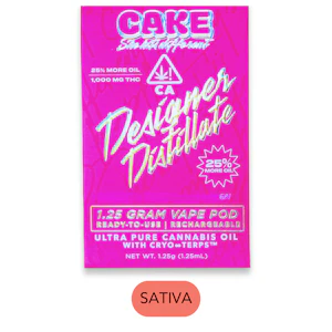 CAKE she hits different - Cake - Distillate - Strawberry Mango - RTU - 1.25g
