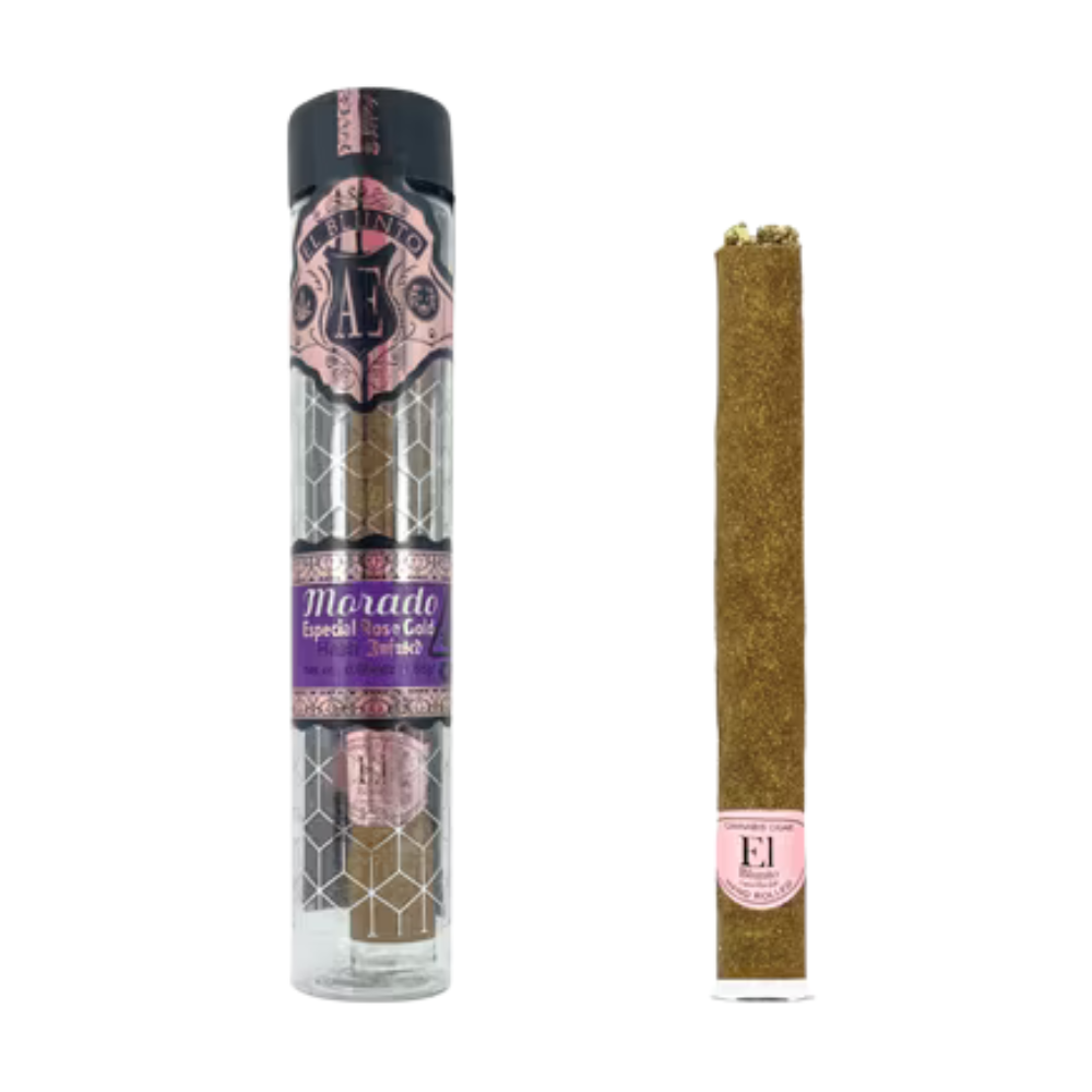 1.65g Morado Hash Infused Especial Rose Gold Blunt - El Blunto picture