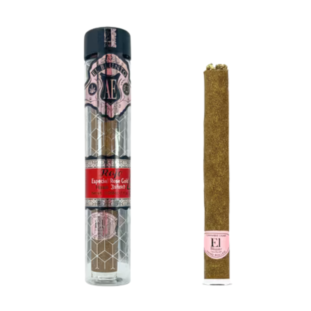 1.65g Rojo Hash Infused Especial Rose Gold Blunt - El Blunto picture