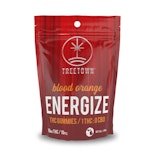 ENERGIZING Blood Orange 100mg Gummies (10x10mg) - TREETOWN