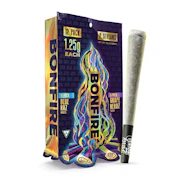 Indica 2-Strain (Blue Raz & Grape Nerdz) Bonfire 12pk Infused Prerolls (15g total/1.25g each) - PARTY FAVORS (BONFIRE)