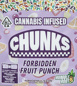 Chunks -  Humble Roots - CHUCKS - Forbidden Fruit Punch THC/CBD Gummies 200mg