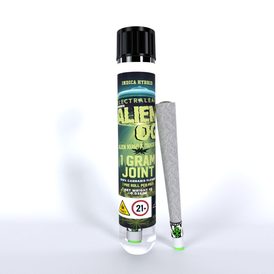 Electraleaf - Alien OG - Joint - 1g - Preroll - Housing W...