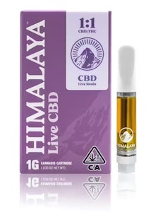 HIMALAYA - Himalaya 1g 1:1 CBD Cartridge