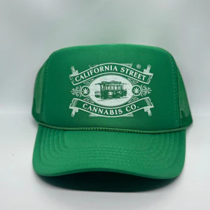 CALIFORNIA STREET CANNABIS CO - California St Trucker Hats (Green)