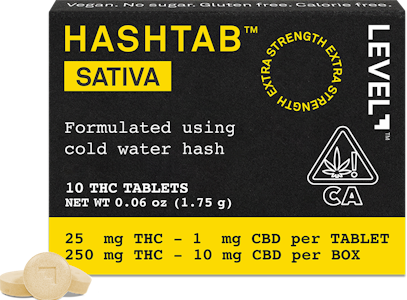 LEVEL - LEVEL | HASHTAB SATIVA - 10PK | CAPSULE | 275MG