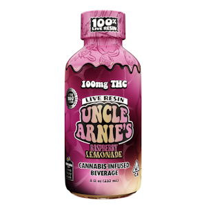 UNCLE ARNIE'S - Uncle Arnie's - 100mg Live Resin Bottle - Raspberry Lemonade