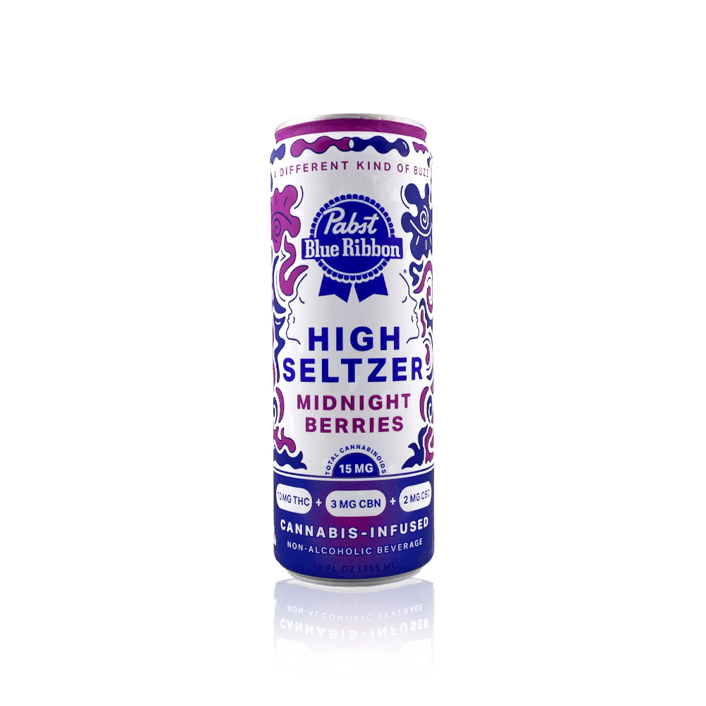Pabst Labs - Pabst - Drink - Midnight Berries Infused Seltzer 15mg - 4 Pack Main Image