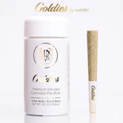 Maven Genentics - Preroll - Infused - Chome Dome Goldies 5pk - 3g
