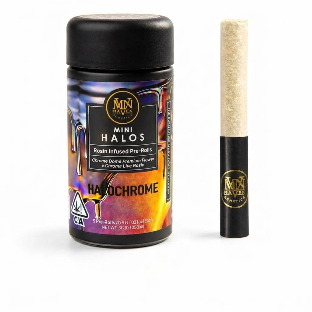Maven Genetics - Maven Genentics - Preroll - Rosin Infused - Halochrome 5pk - 3g Main Image