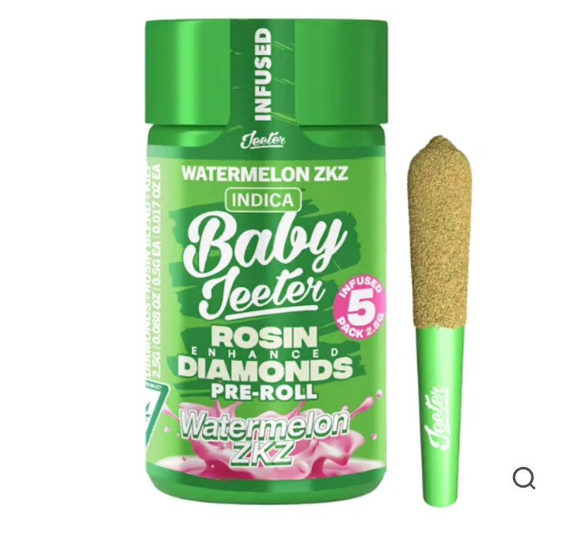 Jeeter - Jeeter - Infused Preroll - Watermelon ZKZ - 2.5g - 5 Pack Main Image