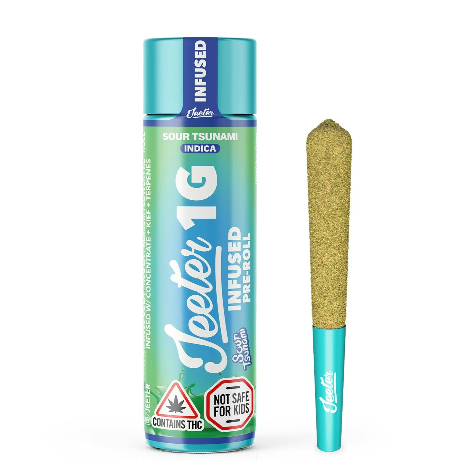Jeeter - Jeeter - Infused Preroll - Sour Tsunami - 1g Main Image