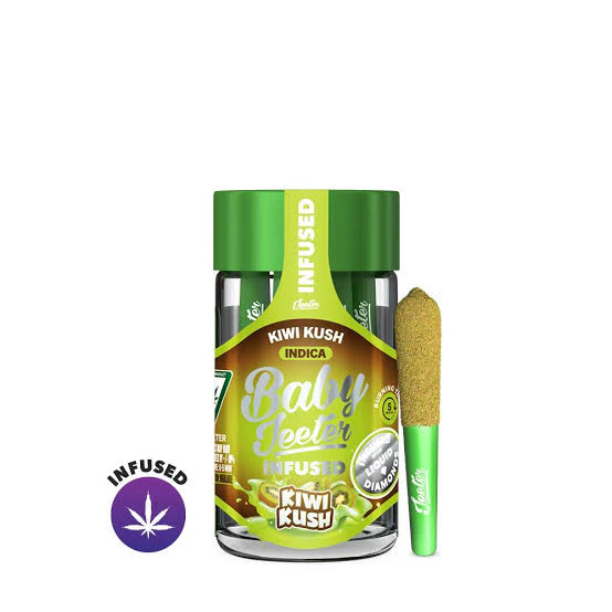 Jeeter - Jeeter - Infused Preroll - Kiwi Kush - 2.5g - 5 Pack Main Image