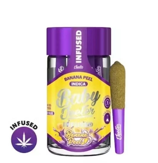 Jeeter - Jeeter - Infused Preroll - Banana Peel - 2.5g - 5 Pack Main Image