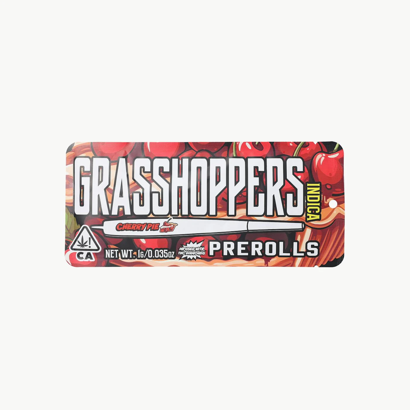 GRASSHOPPERS - Grasshoppers - Infused Preroll - Cherry Pie - 1g Main Image
