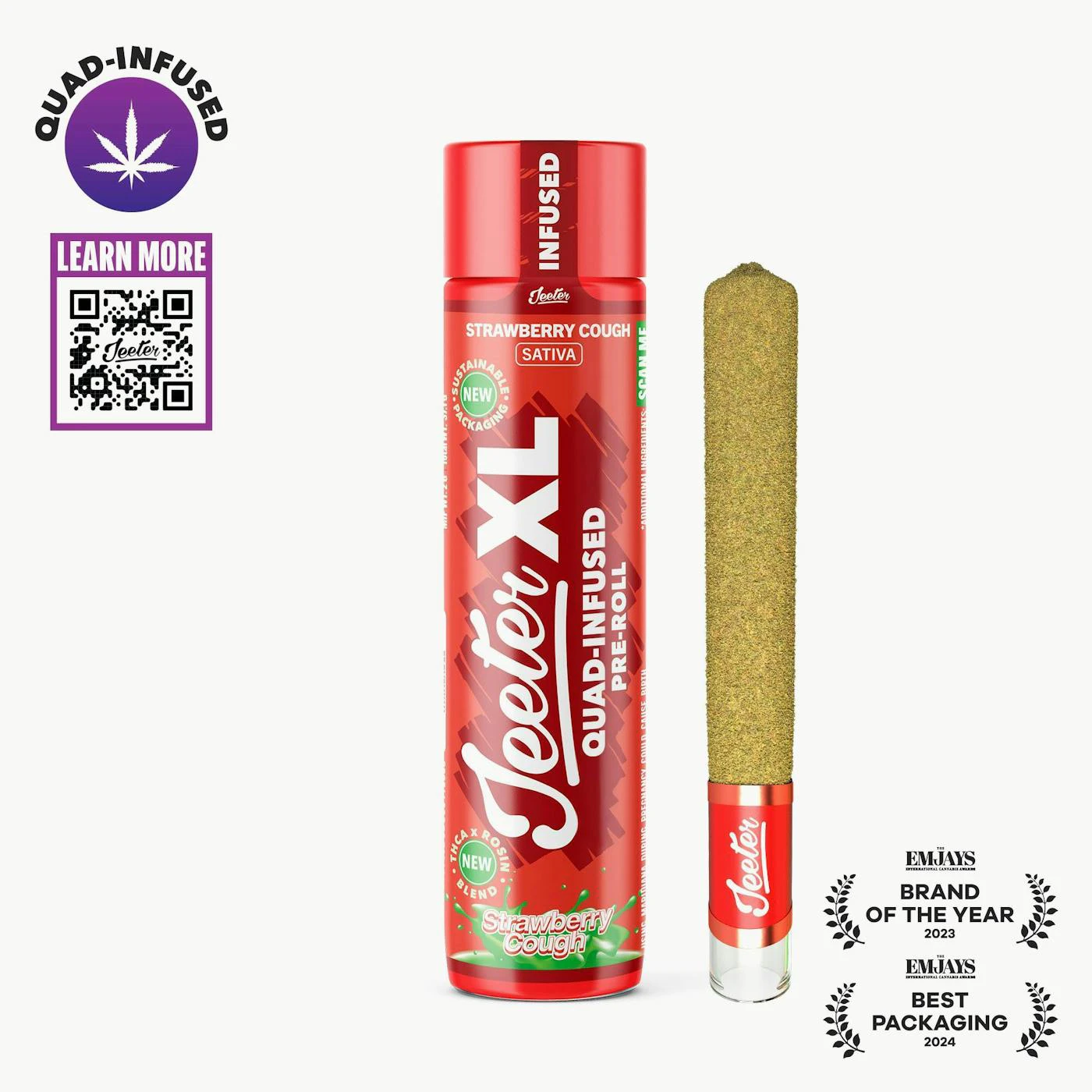 Jeeter - Jeeter - Infused Preroll - Strawberry Cough - 2g Main Image