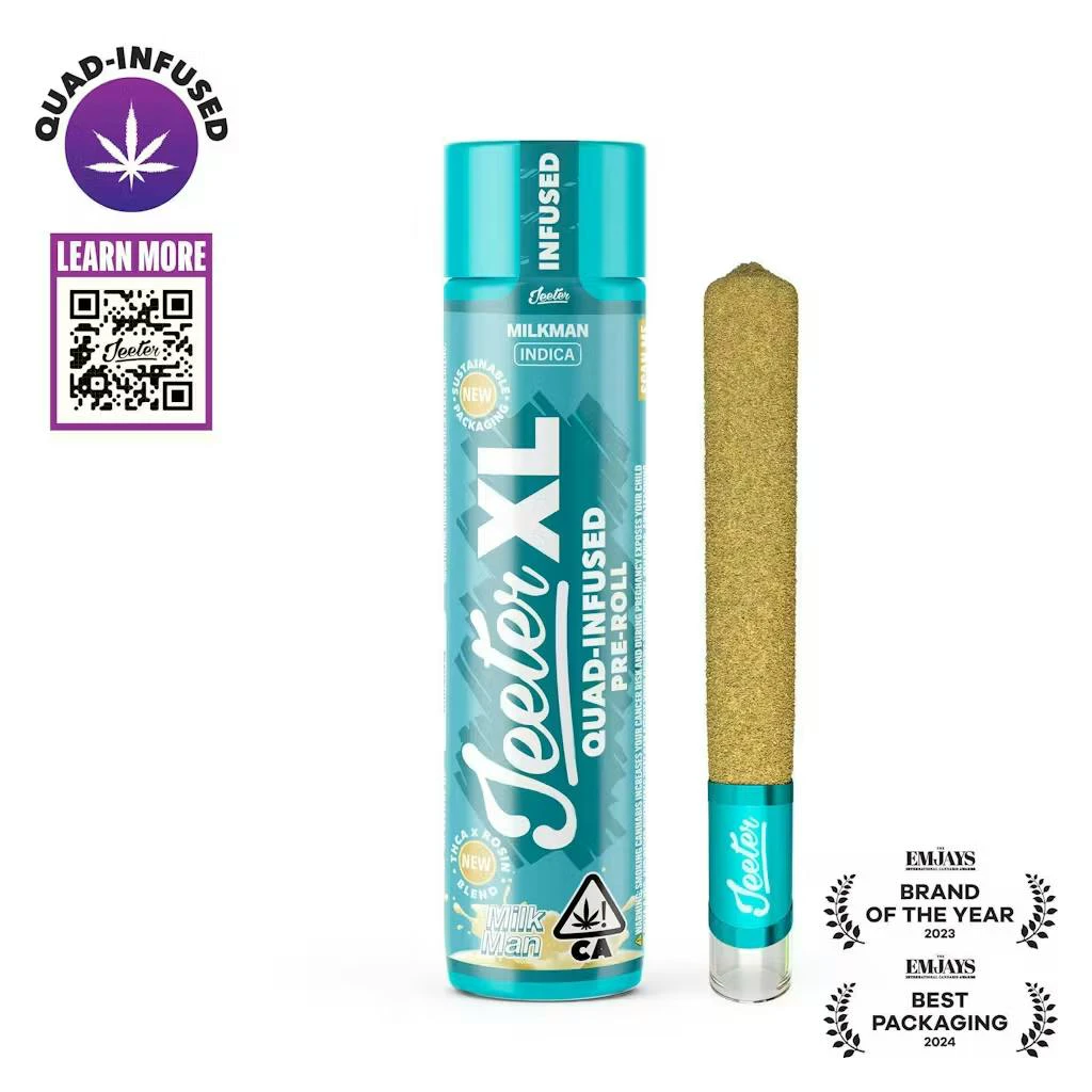 Jeeter - Jeeter - Infused Preroll - Milk Man - 2g Main Image