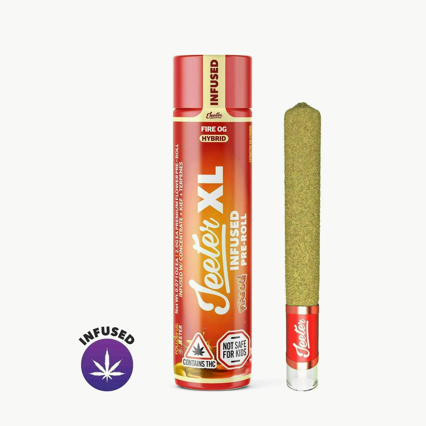 Jeeter - Jeeter - Infused Preroll - Fire OG - 2g Main Image
