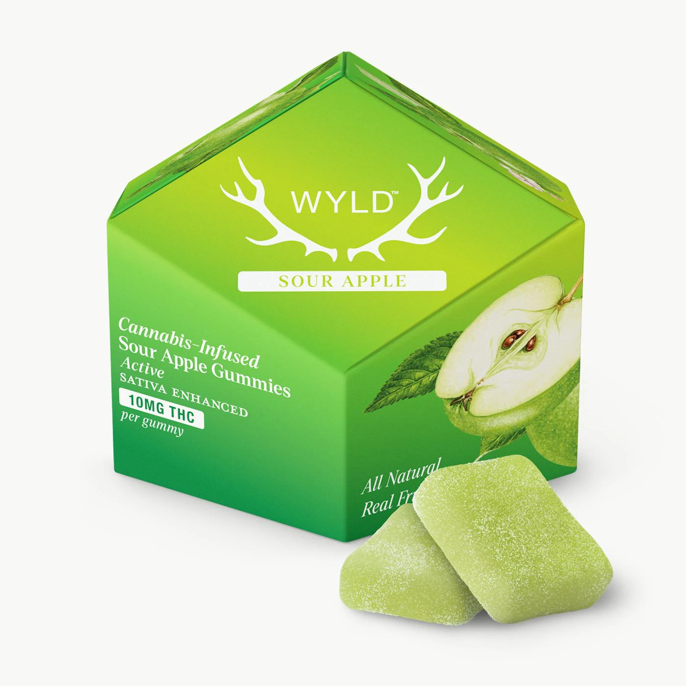 WYLD - WYLD - Edibles - Sour Apple - Sativa - 100mg Main Image